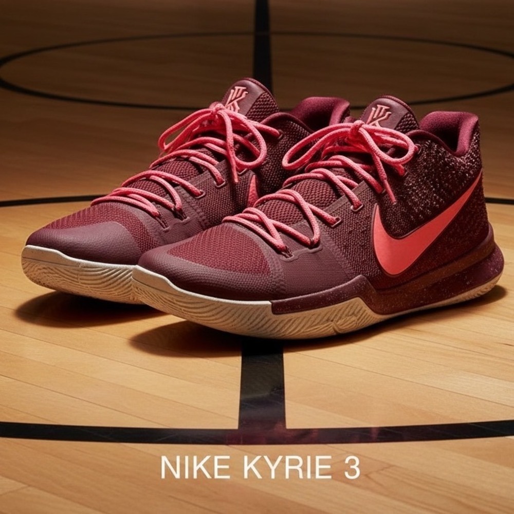 Nike Kyrie 3 Team Red Hot Punch Basketball Shoes 852395-681 Mens 13
